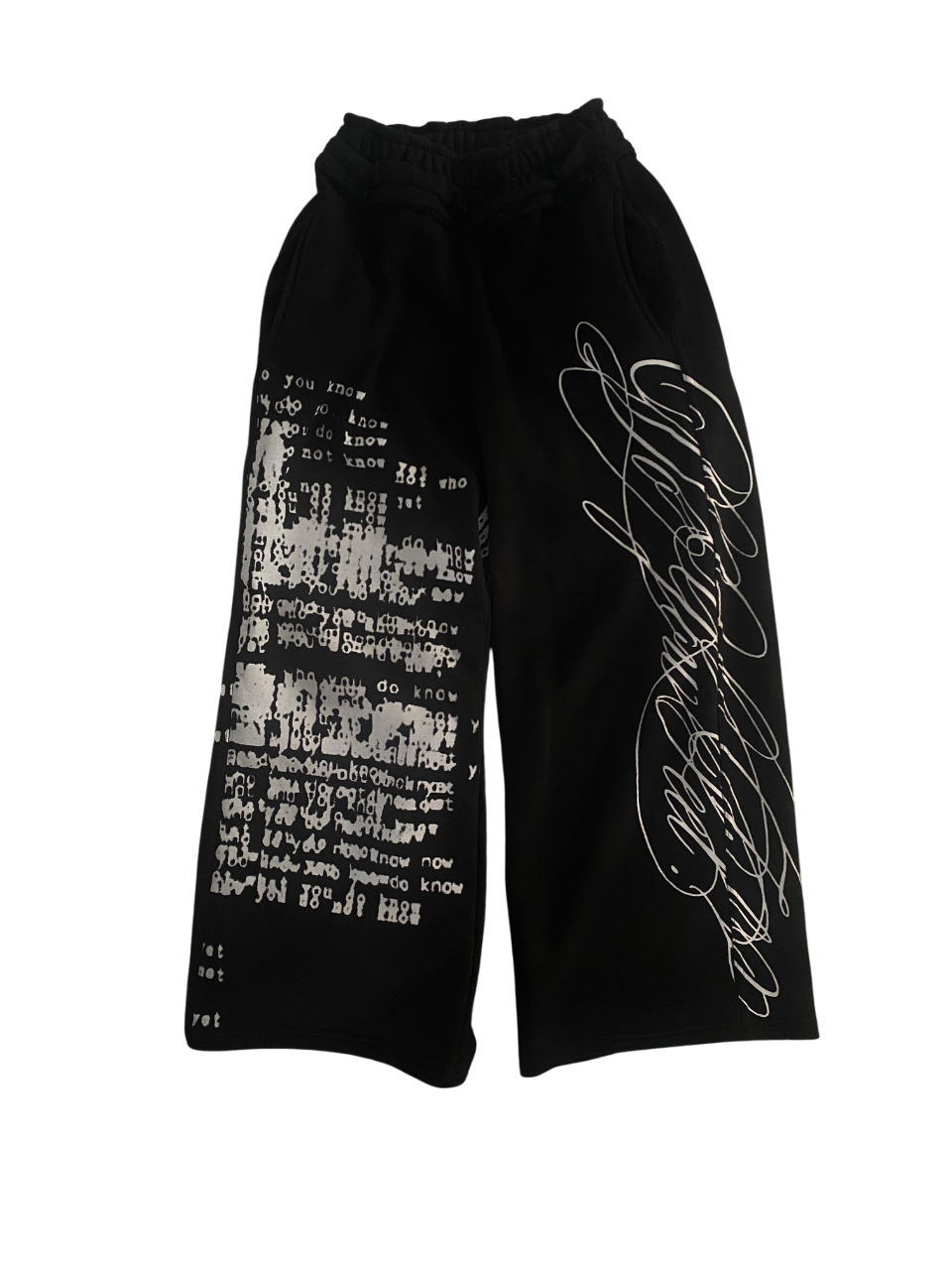 “who you know” sweatpants